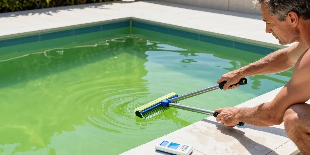 Pool im Garten