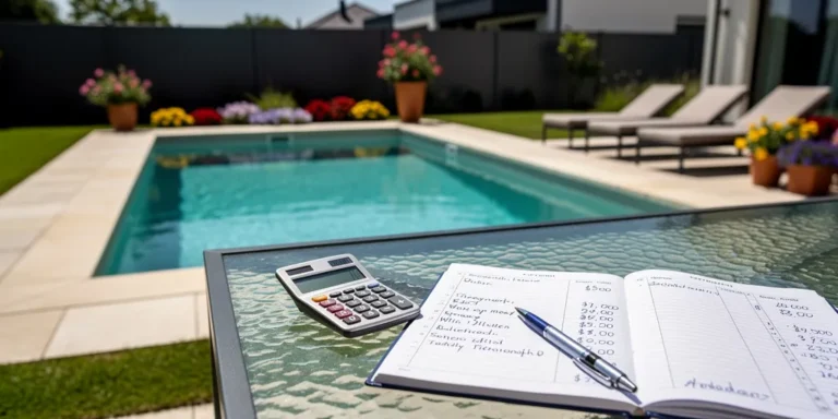 Pool im Garten
