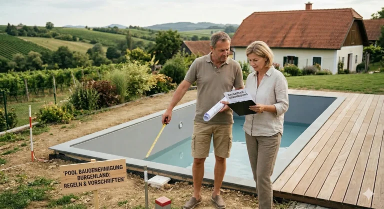 Pool Baugenehmigung im Burgenland