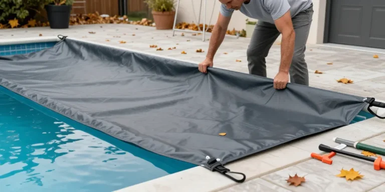 Pool winterfest machen